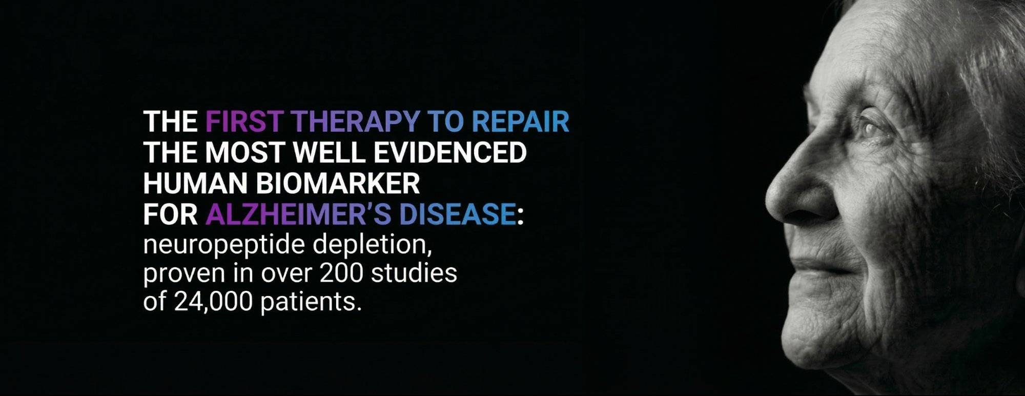The first therapy to repair the most well evidenced human biomarker for Alzheimer's disease